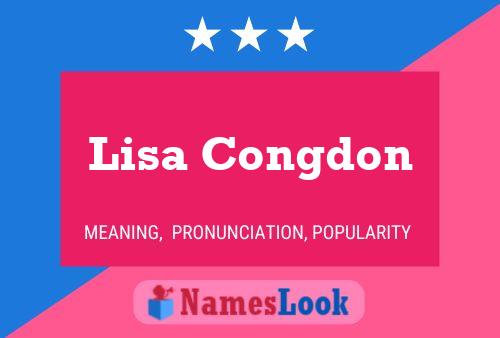 ملصق اسم Lisa Congdon