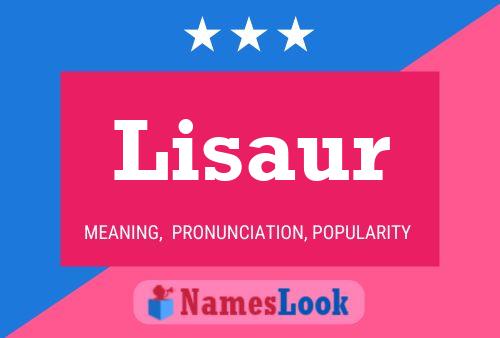 ملصق اسم Lisaur