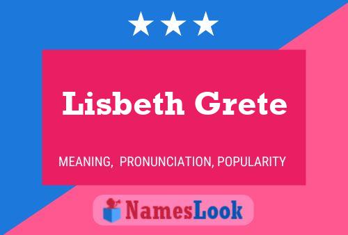 ملصق اسم Lisbeth Grete