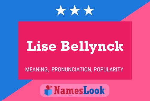 ملصق اسم Lise Bellynck