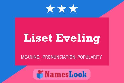 ملصق اسم Liset Eveling