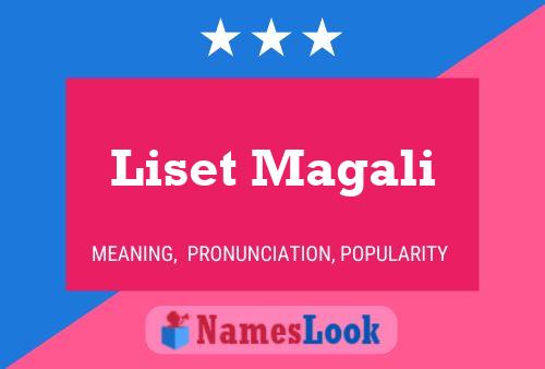 ملصق اسم Liset Magali