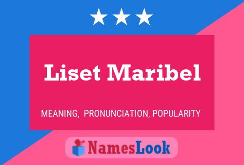 ملصق اسم Liset Maribel