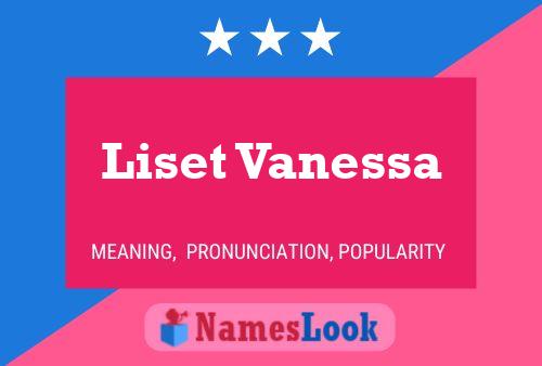 ملصق اسم Liset Vanessa