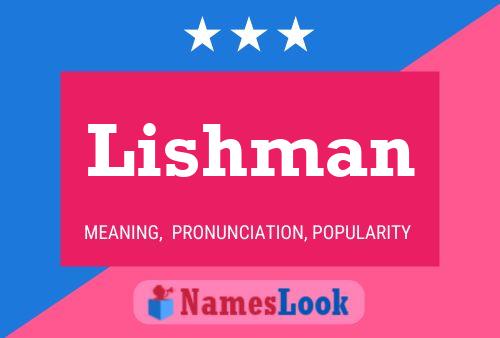 ملصق اسم Lishman