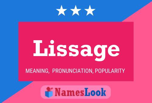 ملصق اسم Lissage