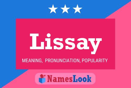 ملصق اسم Lissay