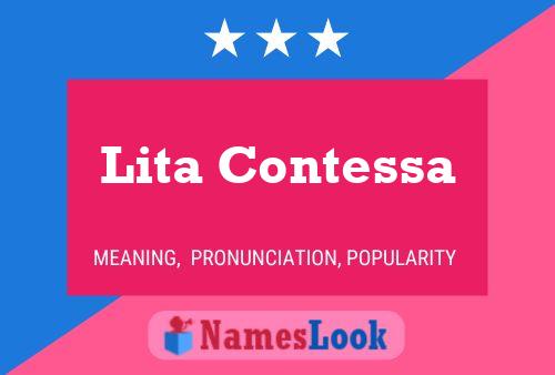 ملصق اسم Lita Contessa