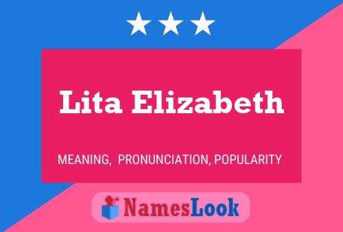 ملصق اسم Lita Elizabeth