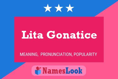 ملصق اسم Lita Gonatice