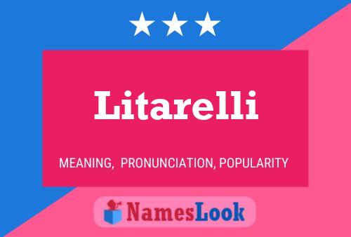 ملصق اسم Litarelli