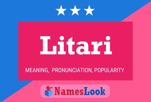 ملصق اسم Litari