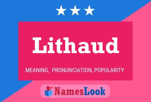 ملصق اسم Lithaud