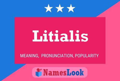 ملصق اسم Litialis