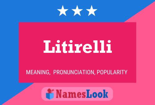 ملصق اسم Litirelli