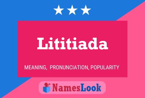 ملصق اسم Lititiada