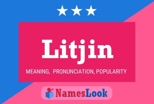 ملصق اسم Litjin