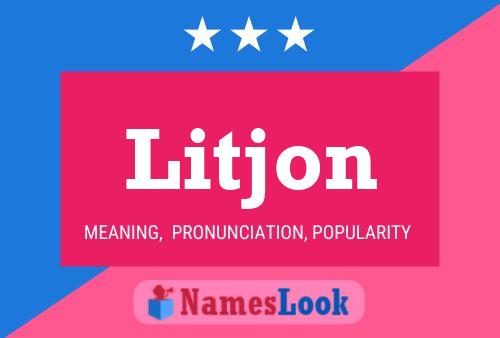 ملصق اسم Litjon