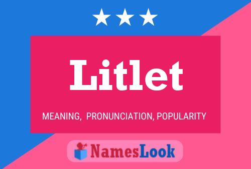 ملصق اسم Litlet