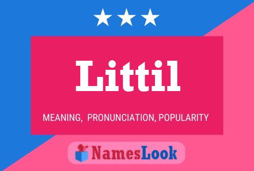 ملصق اسم Littil