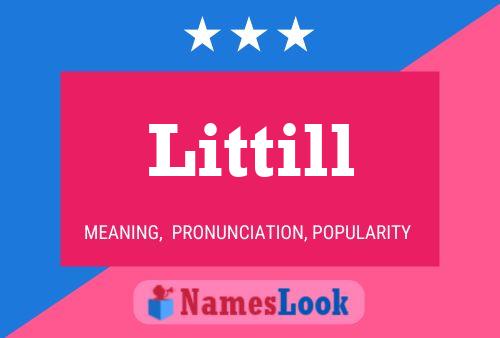 ملصق اسم Littill