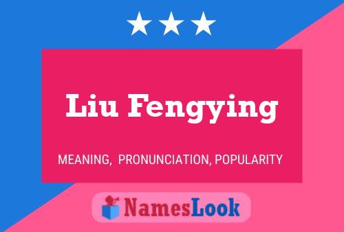 ملصق اسم Liu Fengying