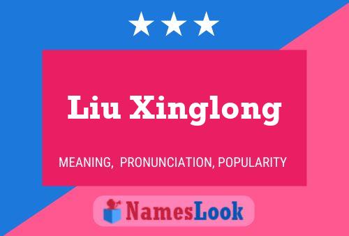 ملصق اسم Liu Xinglong