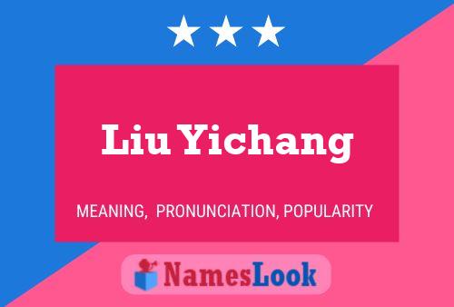 ملصق اسم Liu Yichang