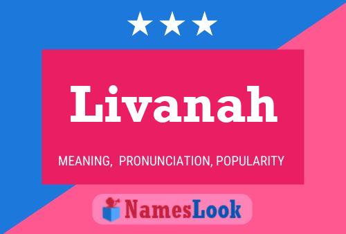 ملصق اسم Livanah