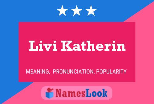 ملصق اسم Livi Katherin