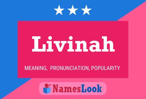 ملصق اسم Livinah