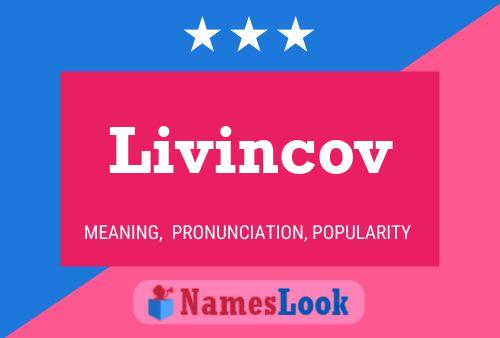 ملصق اسم Livincov