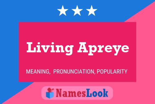 ملصق اسم Living Apreye