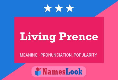 ملصق اسم Living Prence