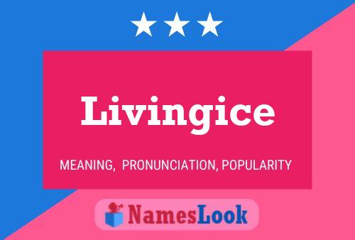 ملصق اسم Livingice