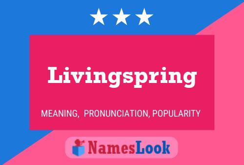 ملصق اسم Livingspring