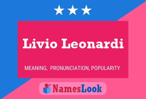 ملصق اسم Livio Leonardi