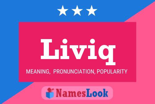 ملصق اسم Liviq