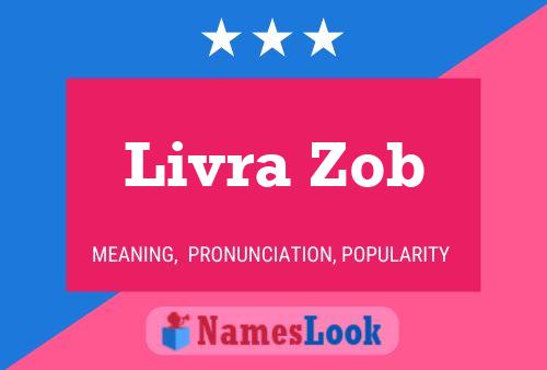 ملصق اسم Livra Zob