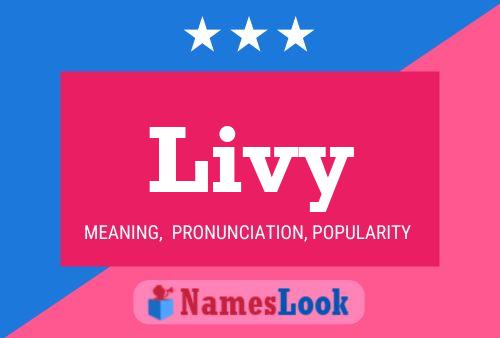 ملصق اسم Livy