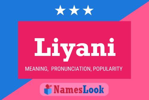 ملصق اسم Liyani