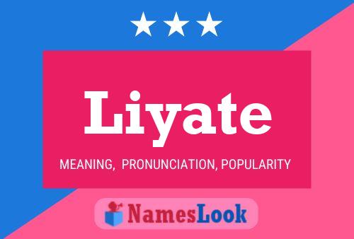 ملصق اسم Liyate