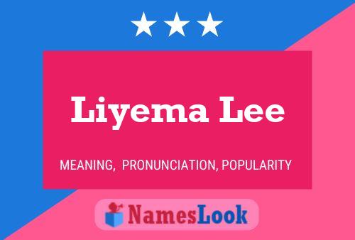 ملصق اسم Liyema Lee