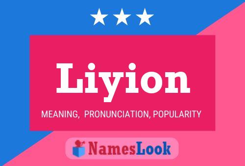 ملصق اسم Liyion