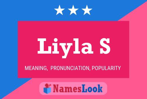 ملصق اسم Liyla S