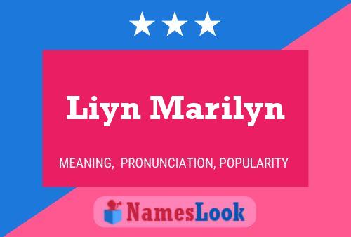 ملصق اسم Liyn Marilyn