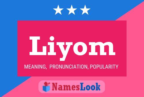 ملصق اسم Liyom