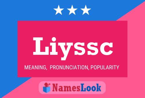 ملصق اسم Liyssc