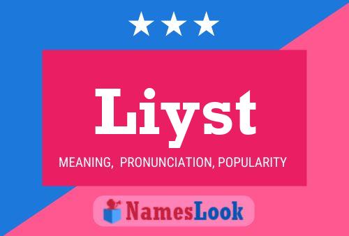 ملصق اسم Liyst