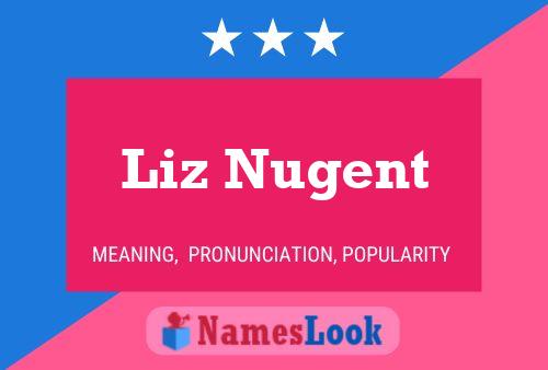 ملصق اسم Liz Nugent